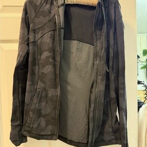 lululemon athletica Black Camo zip up